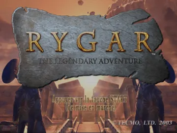 Rygar - The Legendary Adventure screen shot title